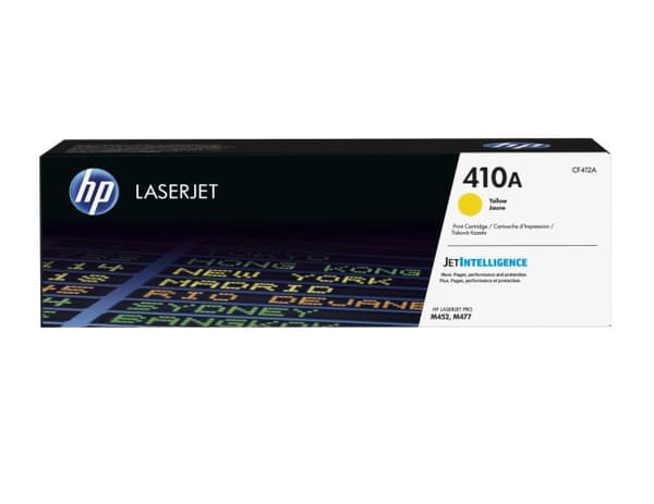 HP 410A (CF412A) tonerpatron, gul