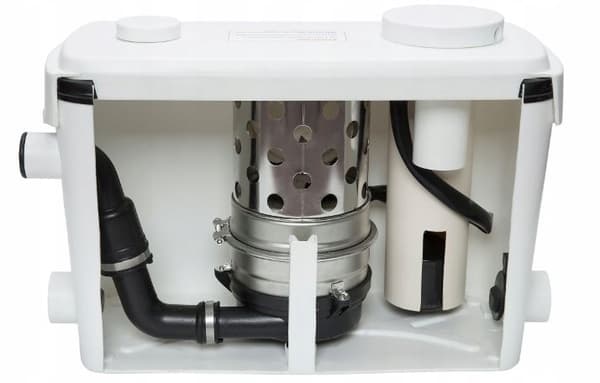 SANIBO 5 PUMPE SPILDEVANDSPUMPESTATION MED KVÆLER