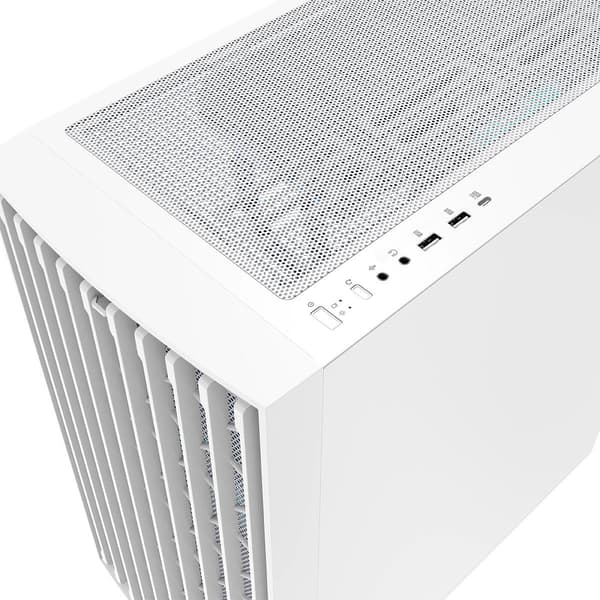 Modecom BREEZE ARGB FLOW Midi USB Typ C-fodral, Vit