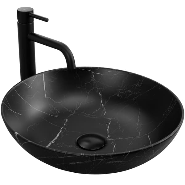 FIBO SORT MAT HÅNDVASK - BORDPLADE SKU REA-U3301