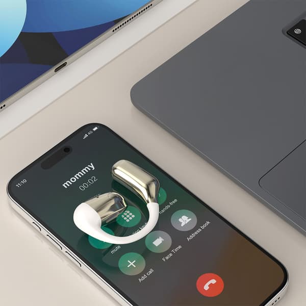 U4Pro Bluetooth Universal Binaural Hovedtelefon - Beige Guld