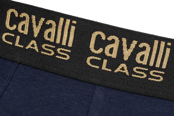 CAVALLI CLASS 2-PACK MARINBLÅ Herrkalsonger - Storlek: M