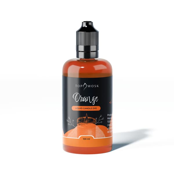 Orange flydende lysfarve 100 ml