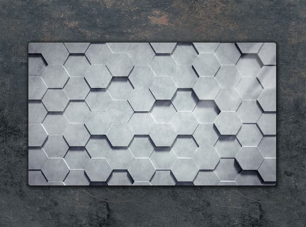 SKÄRBRÄDA I GLAS 52x30 MÖNSTER