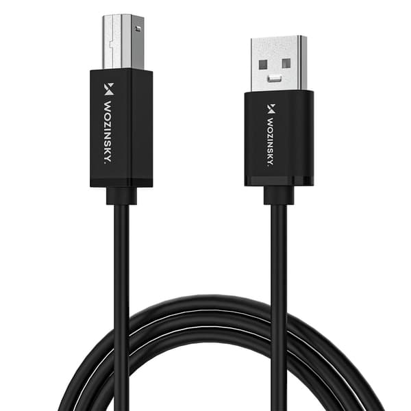 Tulostin-skannerikaapeli USB-B - USB-A 480Mb/s 1m - musta