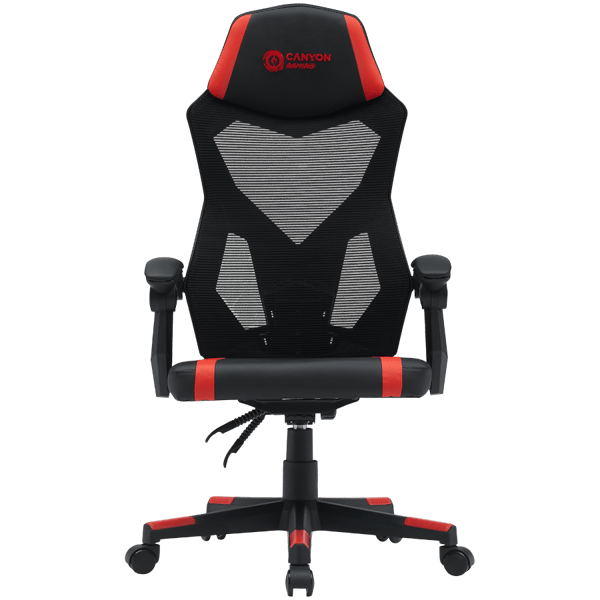 CANYON Flow MCH01 Mesh Gaming Chair Sort og Rød