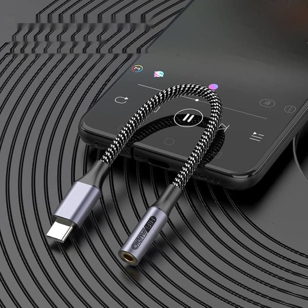 MOSWAG USB C till 3,5 mm-adapter