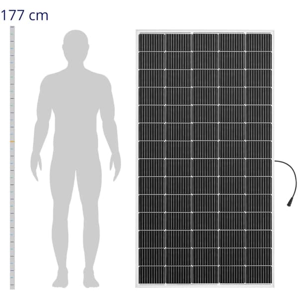 Solcellepanel til balkon 300 W - sæt