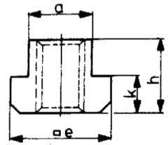 T-møtrik DIN508 M10x12mm AMF
