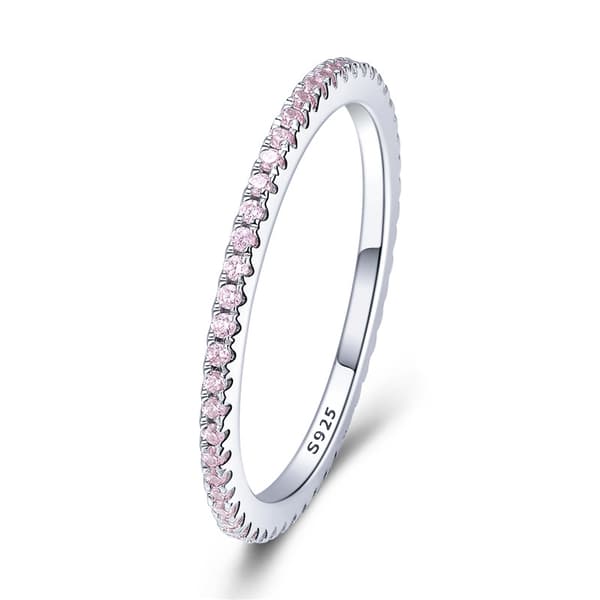 Silverring Rund Zirkon Silver S925
