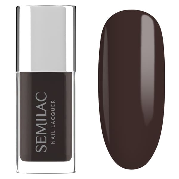 SEMILAC Klassiskt nagellack 111 Espresso 9 ml