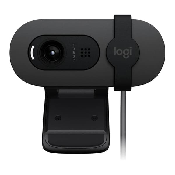 Logitech Brio 105 FHD Webcam med mikrofon, sort