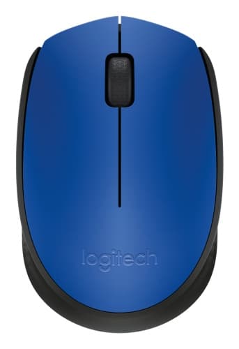 Logitech M171 Trådløs Mus RF Trådløs, 1000 DPI, Blå/Sort