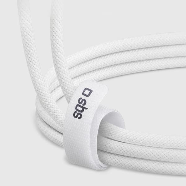 USB-C 60W flettet kabel 1,5m - grå