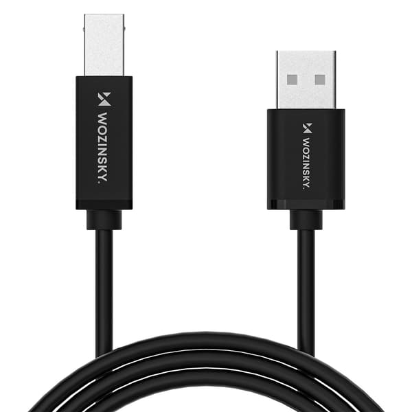 Tulostin-skannerikaapeli USB-B - USB-A 480Mb/s 1m - musta