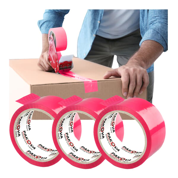 PAKOVA 48/50 ROSA 3-PACK PACKTEJP