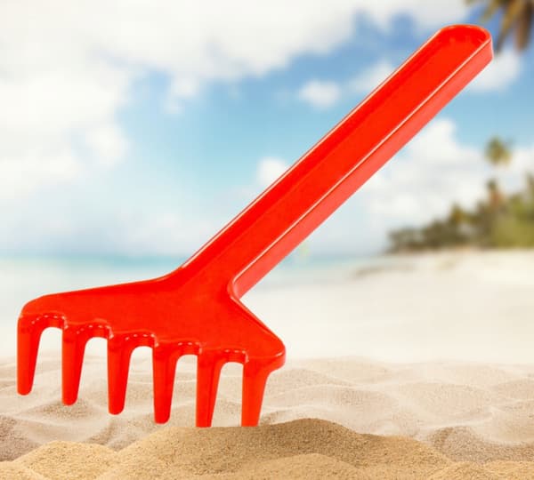 MEGADIDI SMÅ STRANDRIVE til SAND til babyer