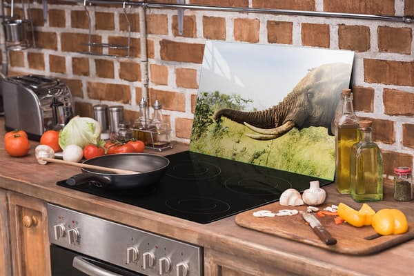 LASINEN SUOJALEVY LIEDELLE 70x52 ELEPHANT