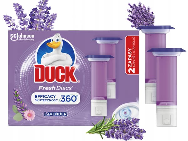 Duck Fresh Discs Lavendel toalettgräddisk 72ml (2x36ml)