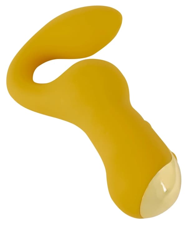 Din nye foretrukne dynamiske vibrator til vaginal og klitorisstimulation Gul