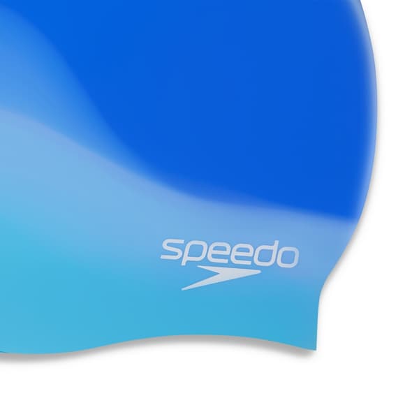 Speedo Multi Colour Silk Cap Au blå