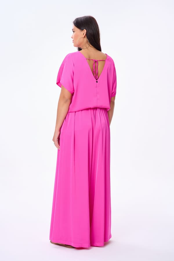 Damblus i plusstorlek, fuchsia, universal