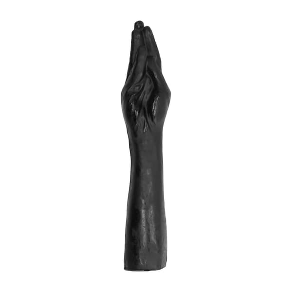 Kokomusta käsikärkinen dildo 39 cm