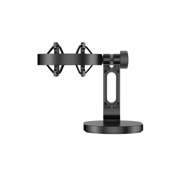 K3 108dB RGB USB-C Kablet Mikrofon med Bordstativ - Sort