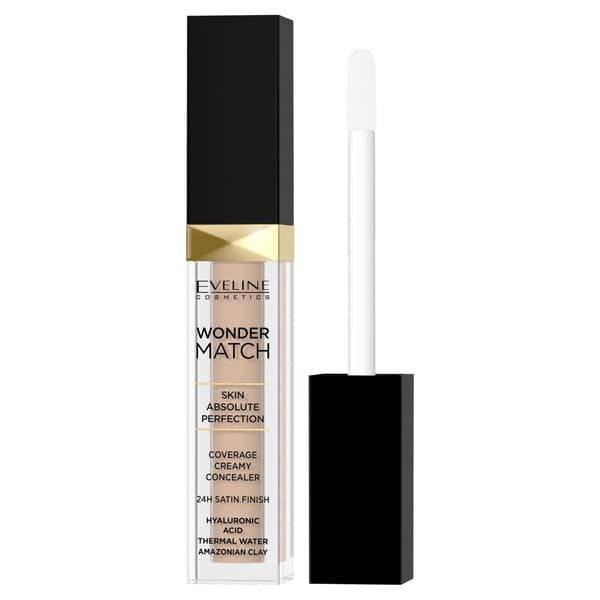Eveline Wonder Match Liquid Coverage Concealer nr. 15 Naturlig 7ml