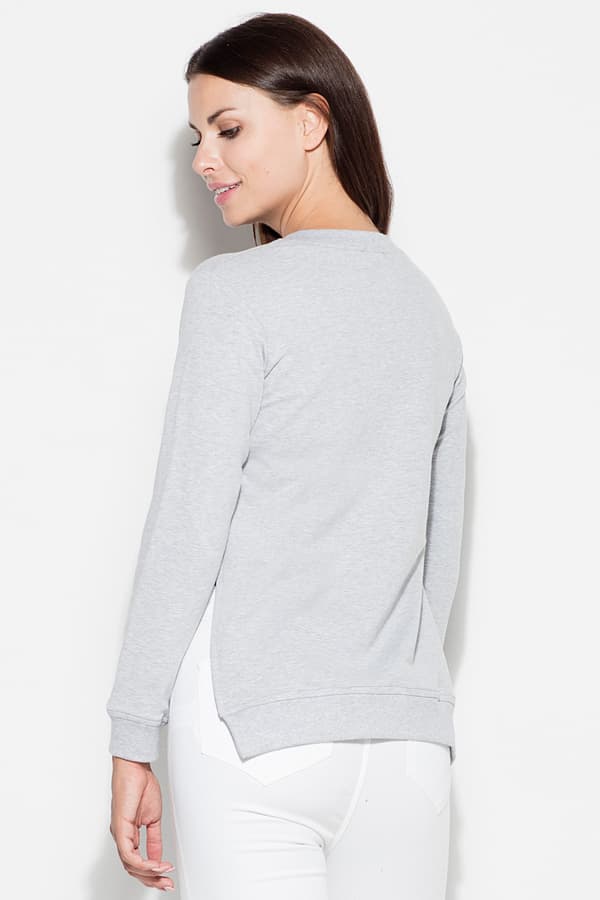 K347 bluse grå XL