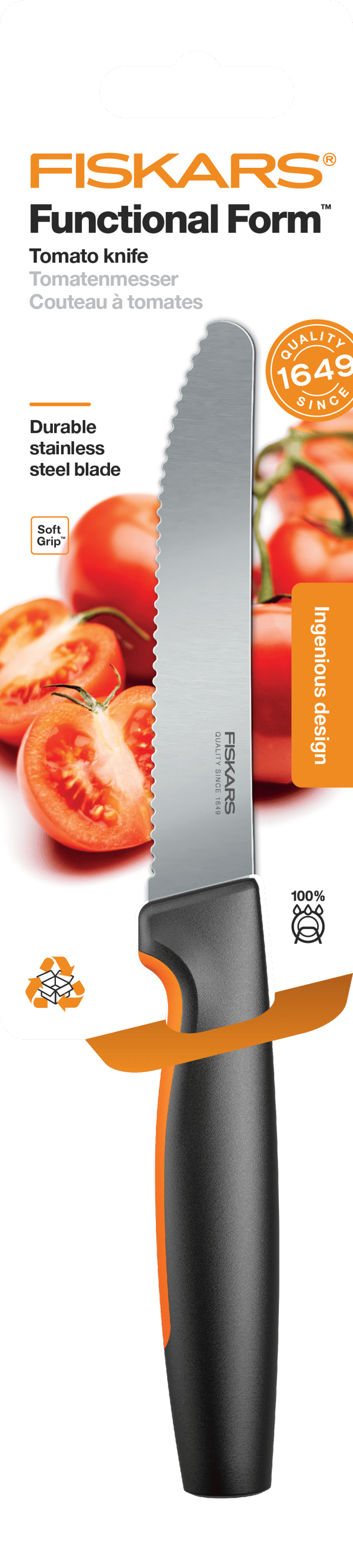 FISKARS FUNCTIONAL FORM Tandad Tomatkniv 11 cm
