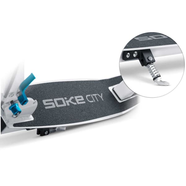 SOKE CITY sparkcykel vit