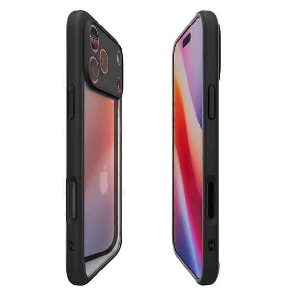 Bagcover til iPhone 17 Pro Max Ultra Hybrid - mat sort