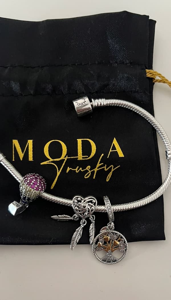 Charms til Pandora Drømmefanger Drømme Hjerter S925 MODA TRUSKY