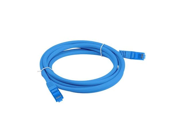 Patchkabel Lanberg S/FTP kat.6A 1,5m LSZH CCA fluke bestået blå