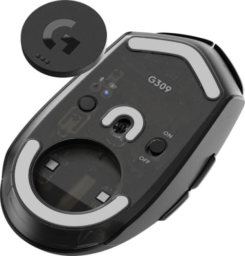 Logitech G309 LIGHTSPEED trådløs gamingmus, RF trådløs + Bluetooth, 2560 DPI, sort