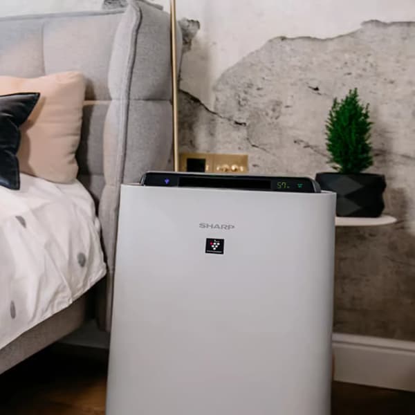Ilmanpuhdistin kosteuttimella Sharp UA-HD50E-L
