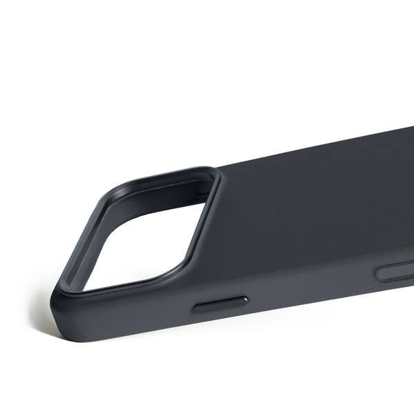 Mujjo Läderfodral - läderfodral för iPhone 17 Pro Max kompatibelt med MagSafe (basalt)