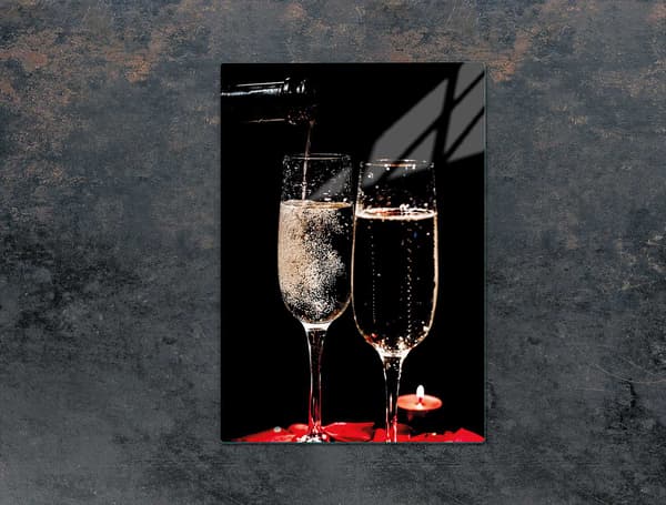 GLAS SKÆREBRÆT 35x52 VIN