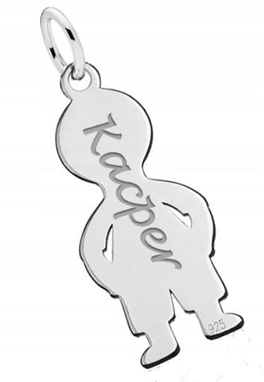 Berlocker till Pandora Boy Charms Son Silver 925 graverade
