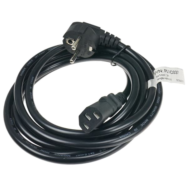Virtakaapeli 230V | C13 | kulma | 3m