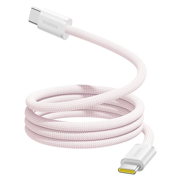 Selvsamlende USB-C Dynamic 4 Pro 100W 1m kabel - Pink