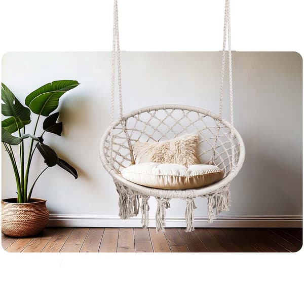 Riippuva puutarhakeinu BOHO beige