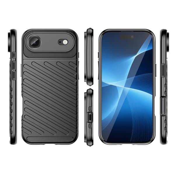 iPhone 17 Air Thunder -suojakuori - musta