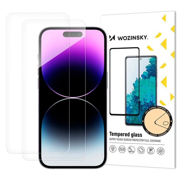 Hærdet glas til iPhone 17 Air - 2 stk.