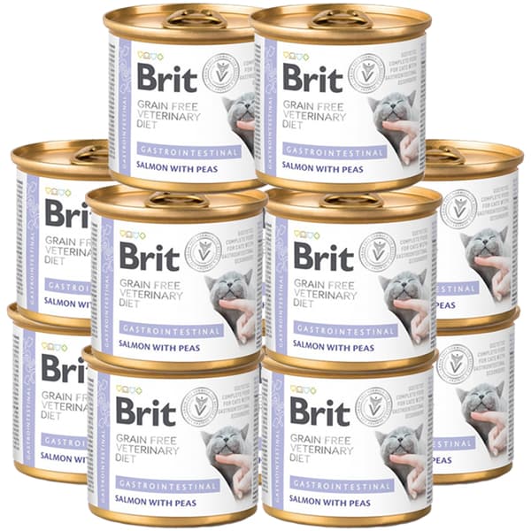 Brit GrainFree Diets Kattefoder på dåse, mave-tarm, 12 x 200 g