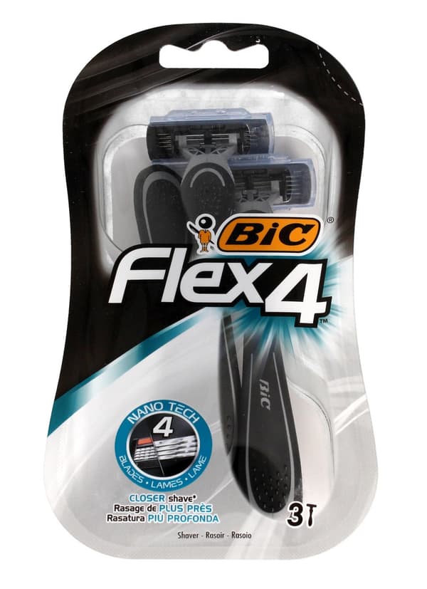 Bic Flex 4 barberblade 1 pakke - 3 stk.