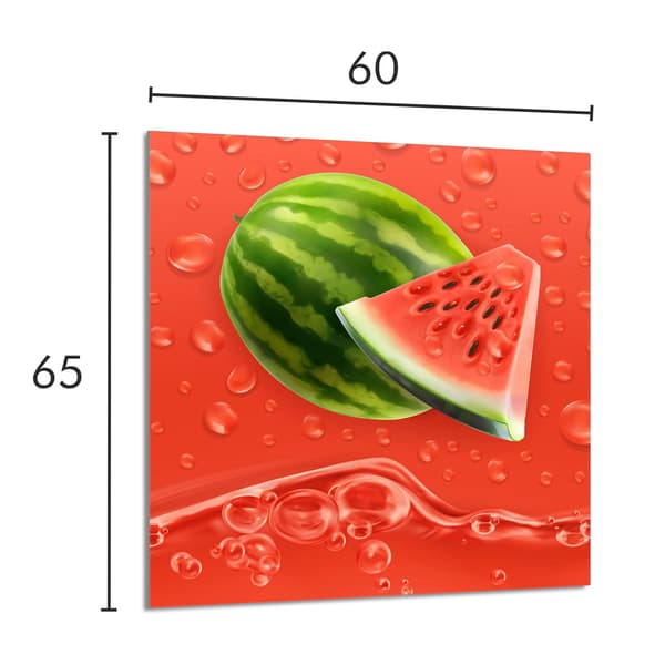 KEITTIÖN LASIPANEELI 60x65 Vesimeloni