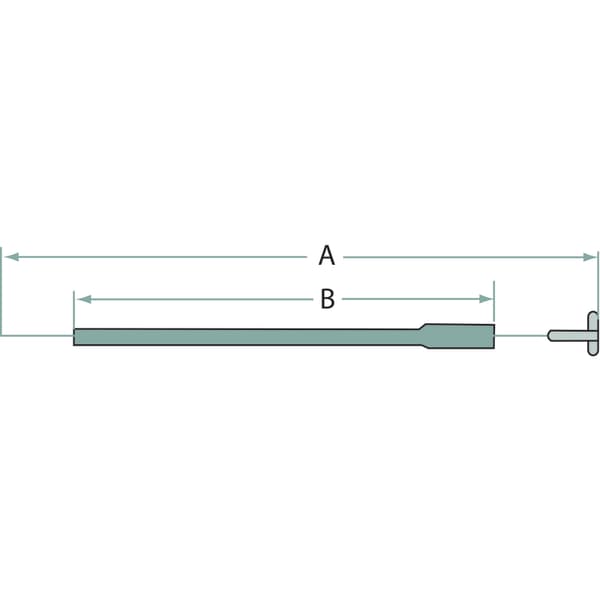 Gaskabel 235 mm til Massey MF 3761359M91