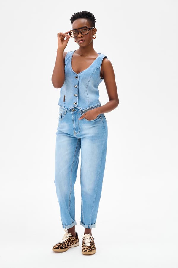 Damväst 3D 1730 Lättjeans 36